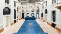 Sophisticated inlay work in the modernised Krausz Palota office building